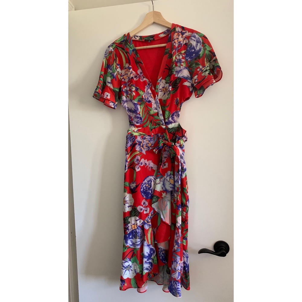 Fashion Nova Floral Ruffled Dress